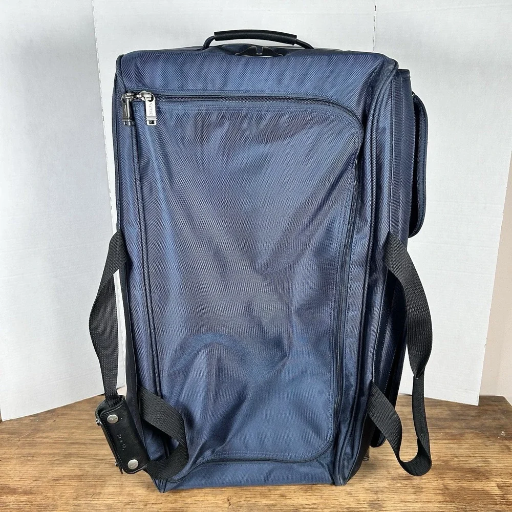 TUMI ALPHA G4 Large 2 Wheeled Rolling Split Duffel Bag Travel Luggage 34.5